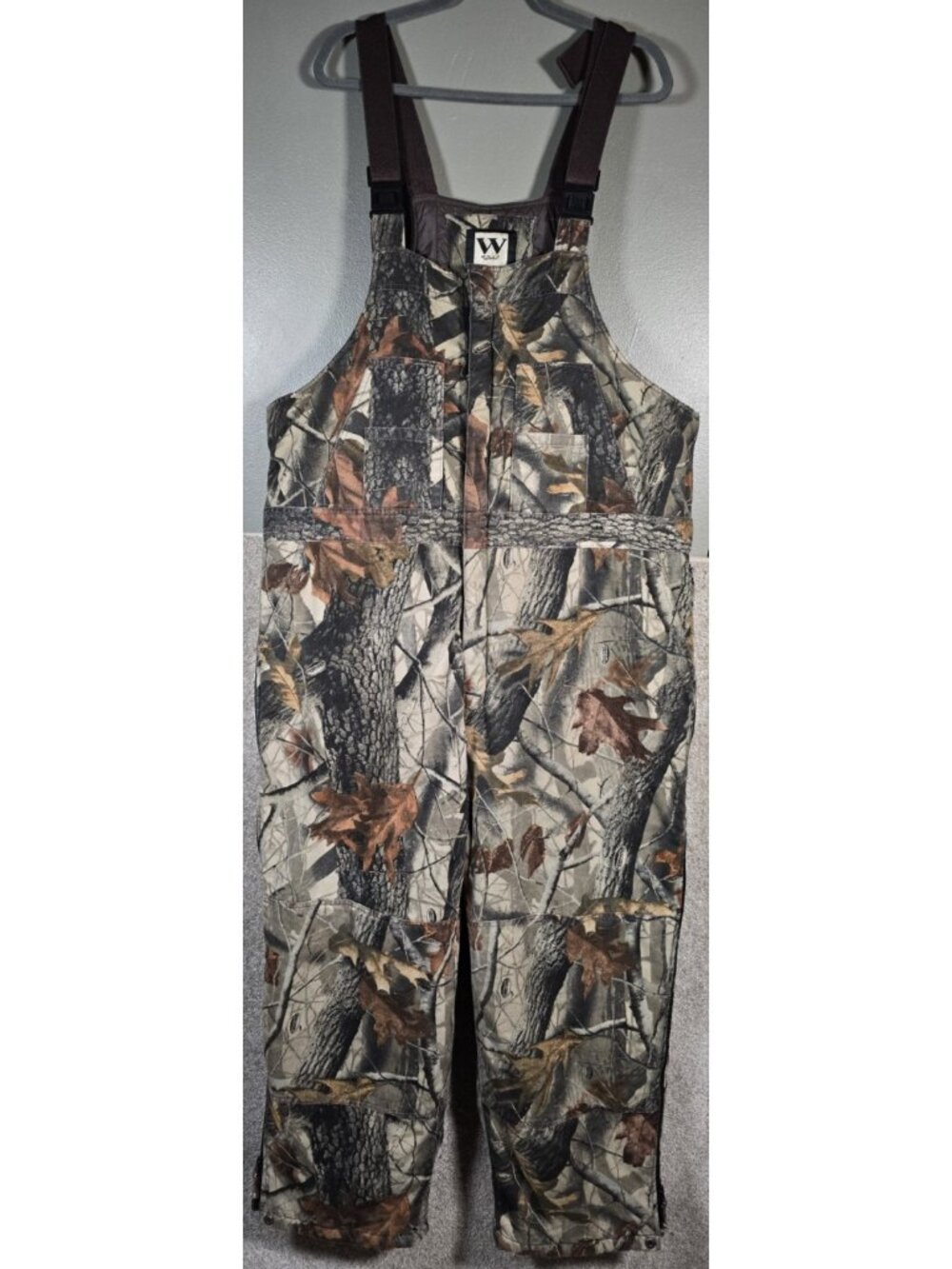 Walls Vintage Russia Made Insulated Camouflage Bib Overalls 93501HW Men XL Rare